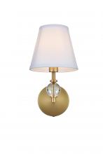 Elegant LD7021W6SG - Bethany Wall sconce W6.7"E8.5"H12.5" Satin Gold