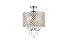 Elegant LD710F14C - Elise 14 inch flush mount in chrome