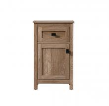 Elegant SC011830NT - Bath Storage Cabinet 1dr1dw 18Wx13Dx30H natural oak