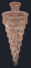 Elegant V1800SR36G/RC - Spiral 32 light Gold Chandelier Clear Royal Cut Crystal
