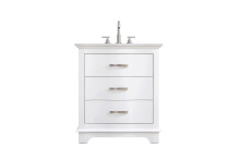 Elegant VF10230WH - Vanity Cabinet 30"W x 22"D x 34"H white