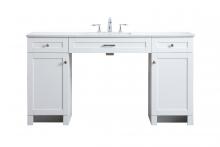 Elegant VF14960WH - 60 inch ADA compliant bathroom vanity in white