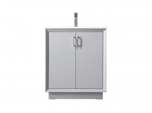 Elegant VF19630GR - Hayes Vanity Cabinet 2Dr 30"W x 22"D x 35"H grey