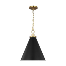 Visual Comfort & Co. Studio Collection CP1271MBKBBS - Wellfleet Medium Cone Pendant