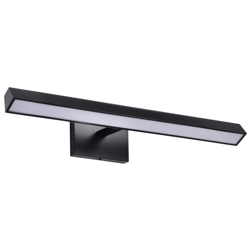 Mila; 2 Foot LED Picture Light; 3 CCT Selectable; Black Finish; Acrylic Lens