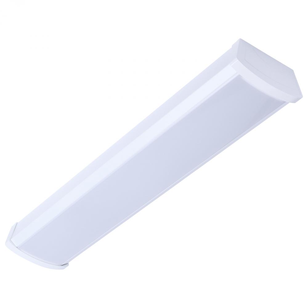 LED 2 Foot Wrap; 20 Watts; 27K/30K/35K/40K/50K CCT Selectable; White Finish; 120-277 Volt