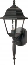 Nuvo 60/3455 - Briton; 1 Light; 18 in.; Wall Lantern with Clear Seed Glass; Color retail packaging