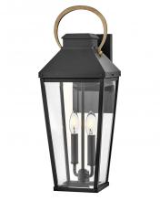 Hinkley 17504BK - Medium Wall Mount Lantern