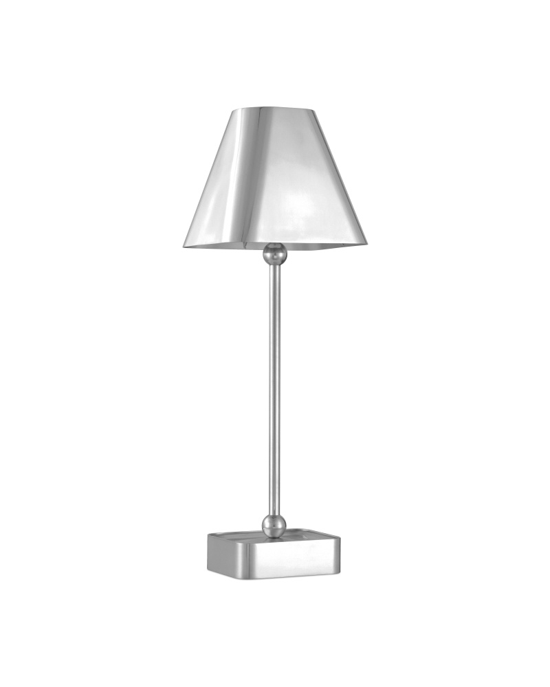 Gadabout Nickel Cordless Table Lamp