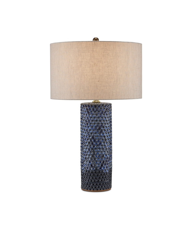 Polka Dot Blue Table Lamp