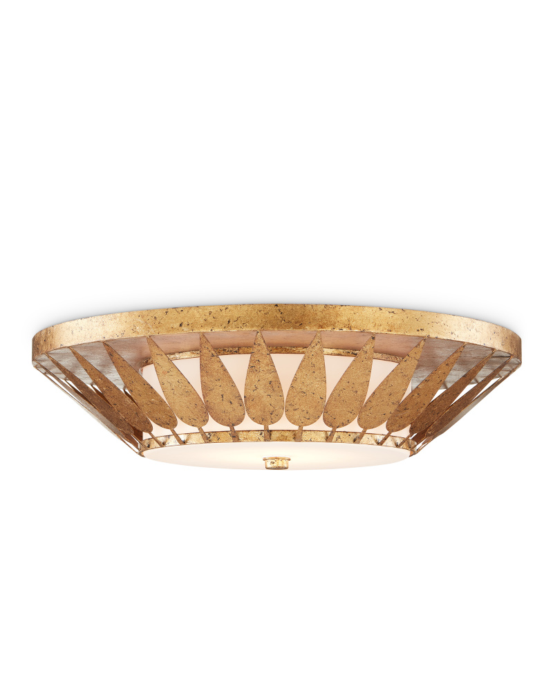 Floris Gold Flush Mount