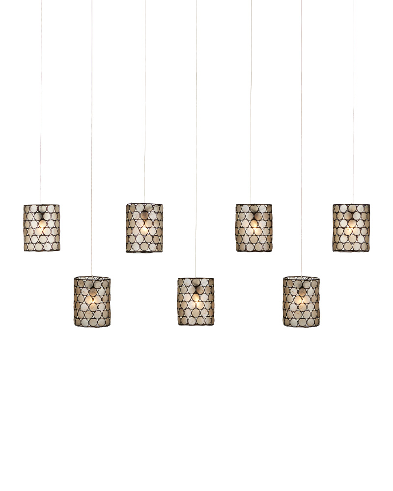 Regatta 7-Light Linear Multi-Drop Pendant