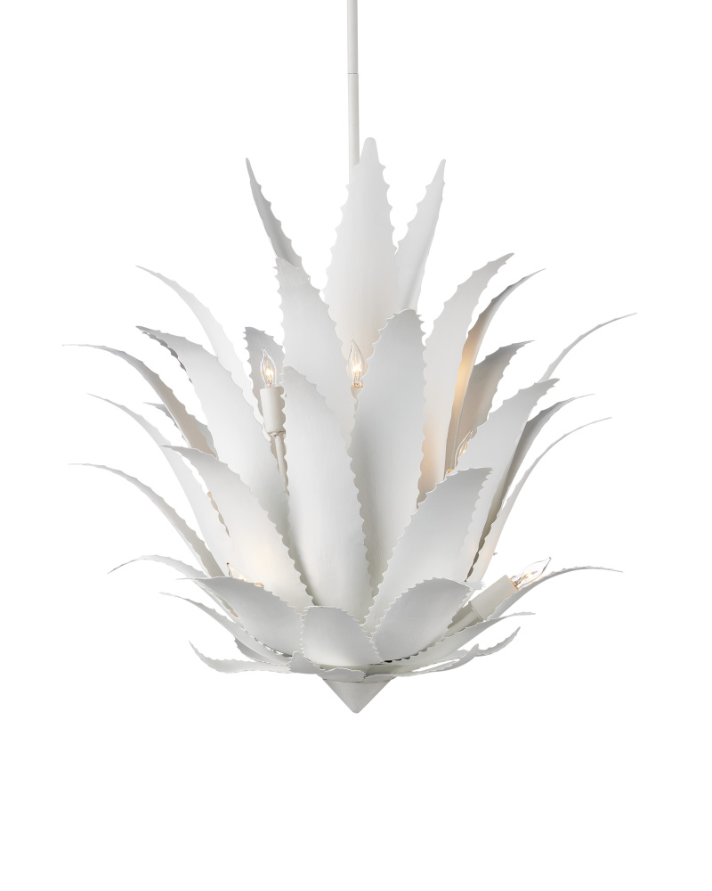 Agave White Chandelier
