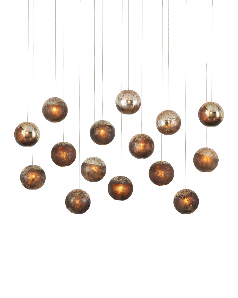 Pathos 15-Light Linear Multi-Drop Pendant