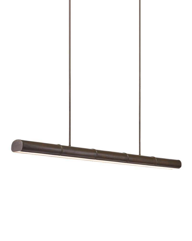 Lyon Large Bronze Linear Chandelier