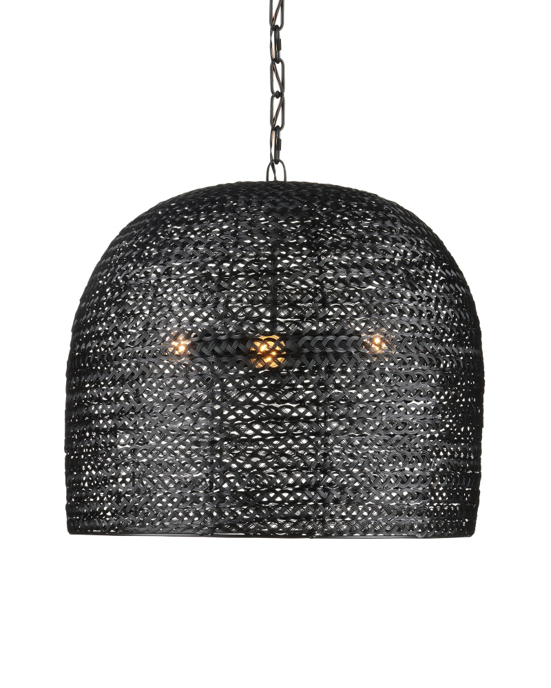 Piero Medium Black Chandelier