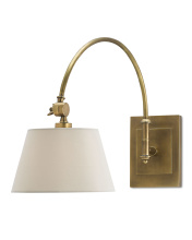 Currey 5000-0003 - Ashby Brass Swing-Arm Wall Sconce