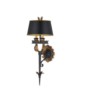 Currey 5412 - The Duke Gold Wall Sconce