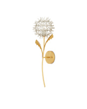 Currey 5000-0250 - Dandelion Silver & Gold Wall Sconce