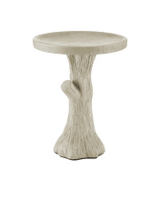 Currey 2200-0045 - Faux Bois Medium Bird Bath