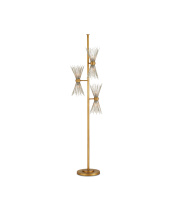 Currey 8000-0046 - Novatude Gold Floor Lamp