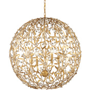 Currey 9000-1289 - Secret Garden Gold Orb Chandelier