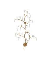 Currey 5000-0014 - Forest Light Gold Wall Sconce