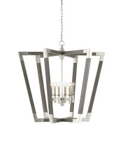 Currey 9000-0606 - Bastian Large Gray Lantern