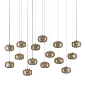 Currey 9000-0692 - Pepper 15-Light Linear Multi-Drop Pendant
